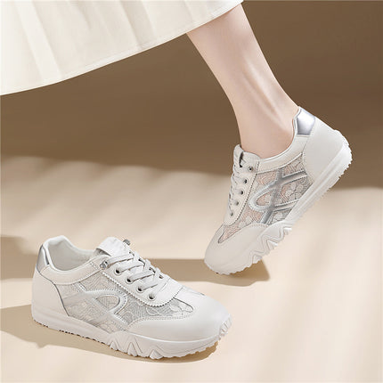 (Out-Of-Stock Items Not Restocked) Sneakers, Casual Shoes, Spring Flat-Soled Casual New Models, Versatile Lightweight Shoes with Hidden Height Increase, German Training Shoes