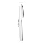 Silver main table knife