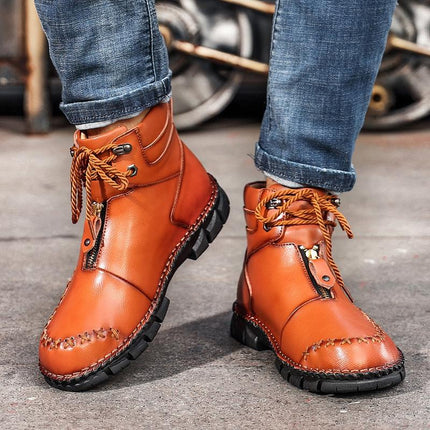 New Men's and Women's Work Shoes, Low-Cut Casual Large-Toe Shoes, Fashionable Round-Toe Flats Shoes, Couples' Rhubarb Boots, Trendy