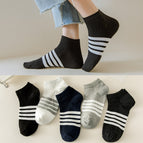 0179 sole four-bar men's socks / Naked socks