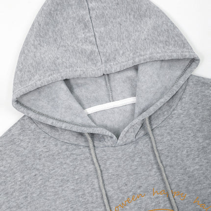 Fashion Joker Hoodie College Style Alphabet Print