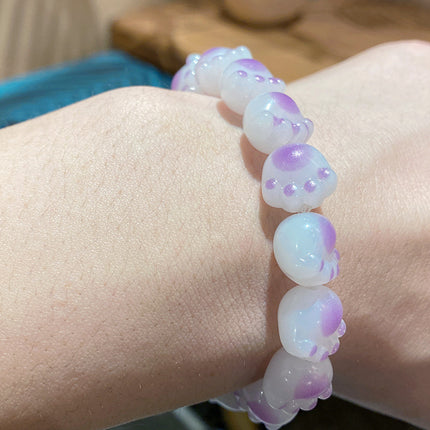 Cat's Claw Bodhi Wrapped Finger Soft Student Play Bracelet Children's Day Gift for Students Cute Large Handmade Beading Wholesale