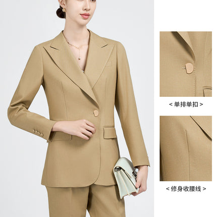 Professional Suit Fashionable 2025 New Classy Western Style Goddess Style Commuter Suit Fruit Green Jacket for Women