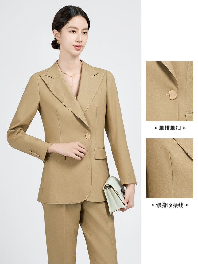 Professional Suit Fashionable 2025 New Classy Western Style Goddess Style Commuter Suit Fruit Green Jacket for Women