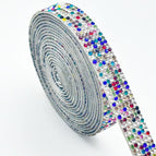 2 rows of diamonds 0.4cm / Mixed color