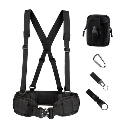 Cross-Border Cobra Buckle Tactical Waist Belt Set Outdoor Multi-Functional Nylon Quick-Release Belt Real-Life Cs Outer Belt