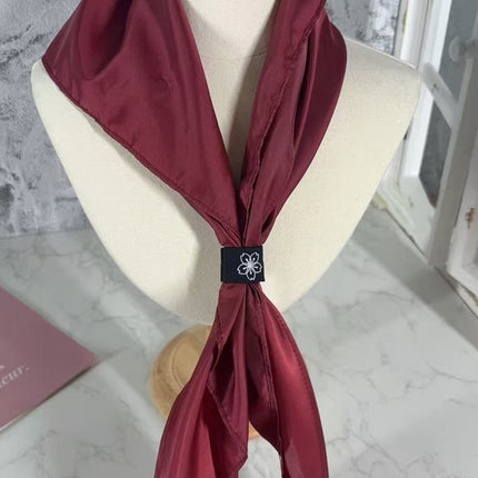 Triangle towel jk sailor suit scarf hand-made solid color Japanese JK uniform large bow tie women's free ring buckle small wholesale