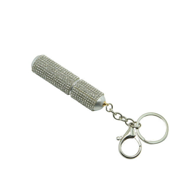 Diamond-Encrusted 5ml Perfume Refill Bottle, Visible and Portable Keychain, Direct Sales from the Manufacturer, Sparkling Diamond Car Key