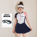 6341 pink color matching plus swimming goggles / Please order free size for wholesale