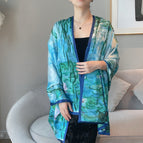 Water lily under Monet Willow / 180x70cm