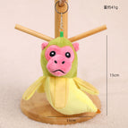 Size as shown in color / Big mouth banana monkey pendant - about 15cm/41g
