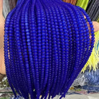 4mm/about 98 pieces in a string / 26#Royal blue