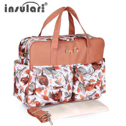 Multifunctional Cross-Body Mommy Bag for Pregnant Women, Fashionable Waterproof Mother and Baby Bag, Portable Maternity Bag, Mother Bag Cross-Border