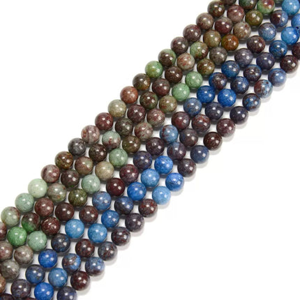 Natural Opal Opal Loose Beads Round Beads DIY Jewelry Beads Semi-Finished Products with Bead Accessories Hairpin Accessories