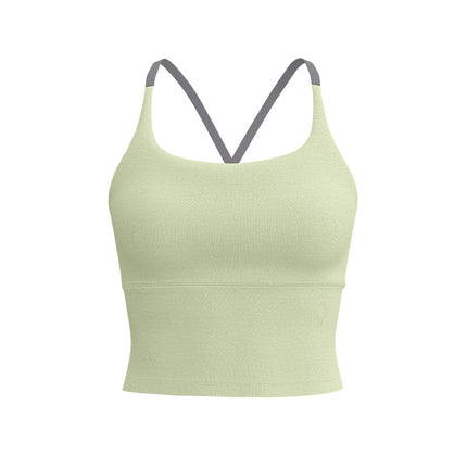 Sling Beauty Back Cross Sports Underwear Women's Shockproof Running Quick-drying Fitness Bra Pilates Training Yoga Vest