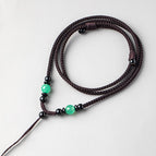 Dongling Jade-Brown Rope-Adjustable