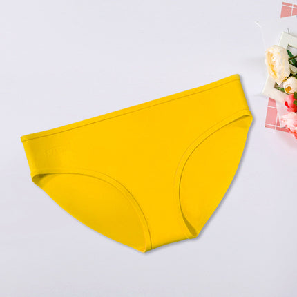 New Triangle Women's Silicone Swimming Trunks for Winter Menstrual Swimming, Moisture-Proof and Water-Proof Pants with Swimsuits, Silicone Swimsuits