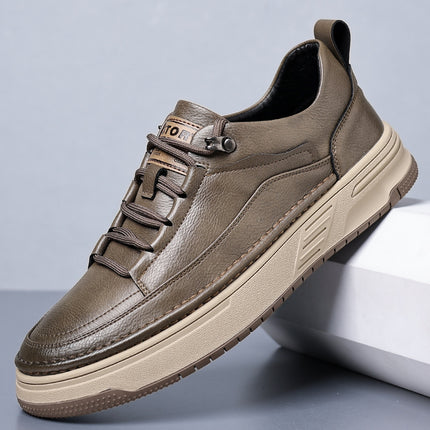 Men's Shoes Autumn New Fashion Casual Workwear Board Shoes Low-top British Retro Leather Shoes SJA351