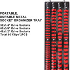 4 row sleeve holder red