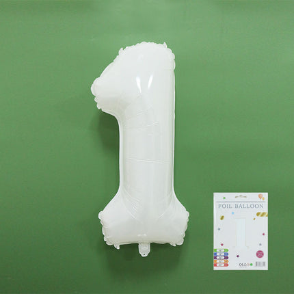 32 inch fine packaging digital aluminum foil balloon independent paper card packaging birthday party decoration floating air ball wholesale