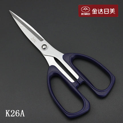 JINDA RIUS K24A Strong Scissors Thickened Blue Handle K25A Household Scissors K26A Large Office Scissors