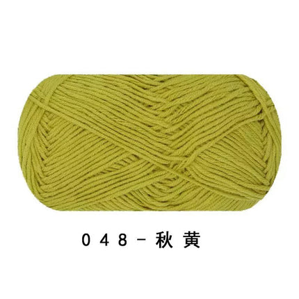 Ruyi Bird Four-Strand Combed Milk Cotton Wool Ball DIY Handmade Crochet Thin Thread Doll Wholesale Wool Ball