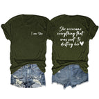 Army green front chest (white color picture) / S