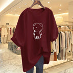 Burgundy [back bear-white] / S