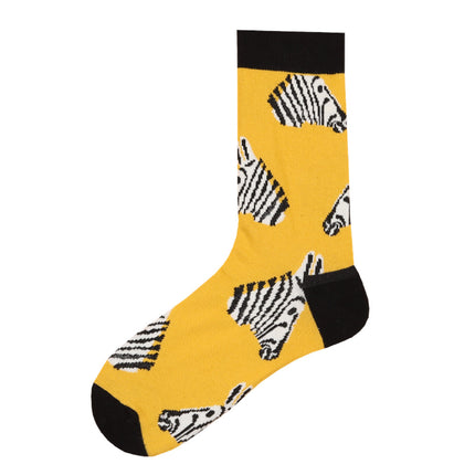 Street style cotton mid-tube socks 22 spring men's fashion brand stockings personality European and American women's pile socks sports skateboard socks