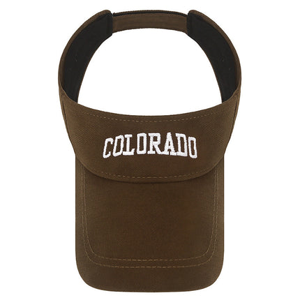 Summer Sports Sunshade Tennis Hat, Brushed Embroidered Letters, Small Face, Can Be Tied into a Ponytail, Empty Top Hat, Same Style for Men and Women