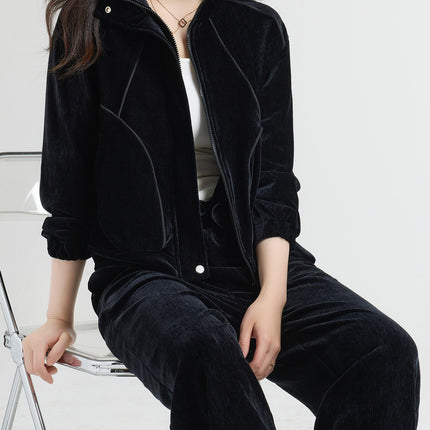 American Trendy Brand Jacket for Women 2025 Autumn and Winter New Loose Retro Handsome Casual Stand-Up Collar Jacket Top
