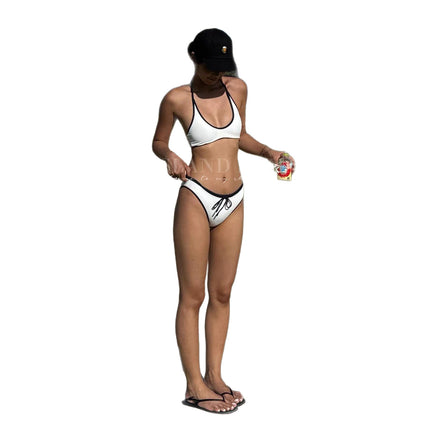 Source Manufacturer's New Solid Color Soft Strap Halter Bikini for Women, Fashionable, Sexy and Hot Bikini, European and American Style