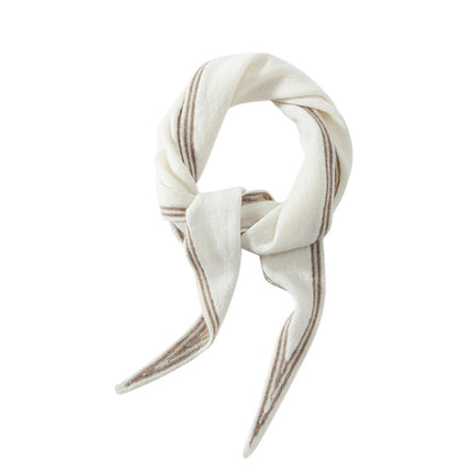 Small Shawl, Cashmere Scarf, Neck Protector, Thick Autumn and Winter New Cashmere Scarf, Cold-Proof and Warm Triangle Scarf