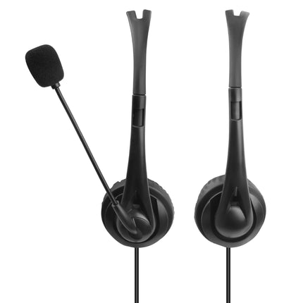 in stock cross-border head-mounted wired headphones with microphone 3.5mm high quality headphones phablet universal
