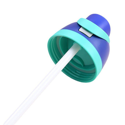 New Sports Plastic Cup Space Cup Men's and Women's Car Outdoor Straight Cup Fashion Double Drinking Lid Large Capacity Direct Drinking Cup