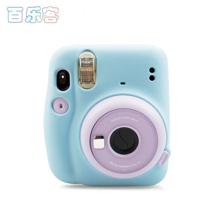 Polaroid Instaxmini Series Universal Camera Case, One Camera and One Lens, Silicone Protective Case, Trendy Camera Accessories
