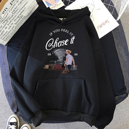 Twisters Movie Hoodie if You Feel It Chase It Women Harajuku