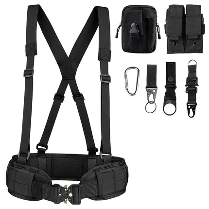 Cross-Border Cobra Buckle Tactical Waist Belt Set Outdoor Multi-Functional Nylon Quick-Release Belt Real-Life Cs Outer Belt