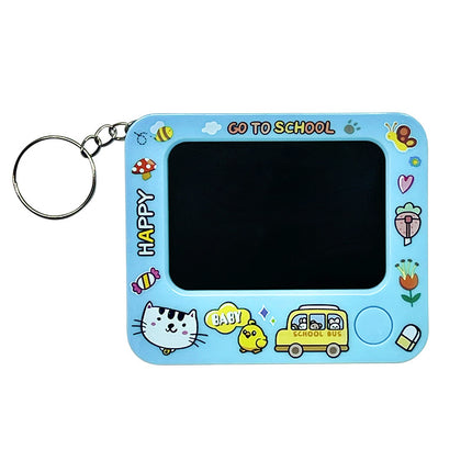 Creative Little Painter Mini Graffiti Sketchpad Car Keychain Cartoon Couple Bag Pendant Toy Gift Wholesale