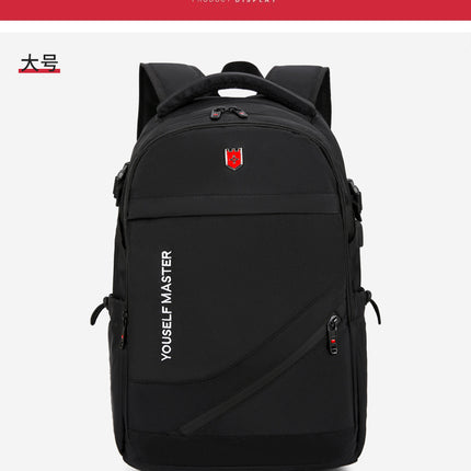 Cross-border Backpack Men's Large Capacity Business Travel Bag Computer Backpack Junior Senior high school College Student Schoolbag New Travel