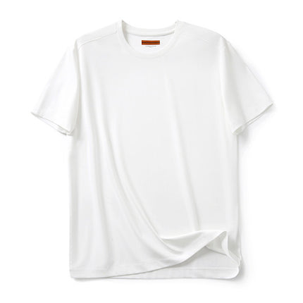 Comfortable! Z home 3D six-piece vertical cutting 220G liquid ammonia silk soft cotton round neck T-shirt men's and women's new short sleeves