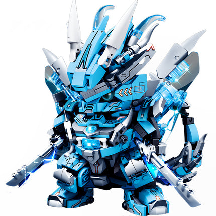 25 New Zodiac Dragon Year Mecha Building Blocks Assembled Intelligent Children's Toys Boys Gifts Dropshipping