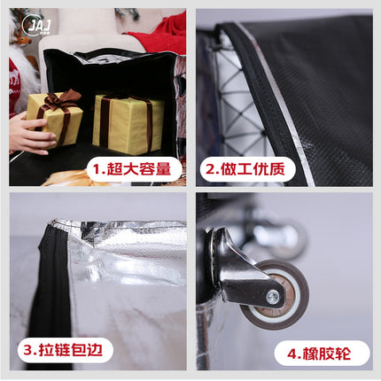Grocery Shopping Cart Bag Supermarket Shopping Cart Camping Foldable Handcart Haiken Bag Multifunctional Wheeled Luggage Bag