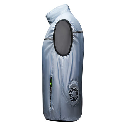 Summer Cooling Fan Clothing Refrigeration Air Conditioning Clothing USB Charging Fan Clothing Sun Protection Vest Couple Work Clothes