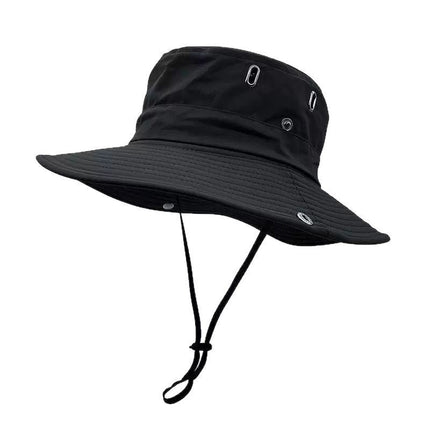 Western Cowboy Hat for Women, Outdoor Hiking and Camping Style Sunshade Sun Hat for Men, Japanese Style Large Brim Fishing Hat