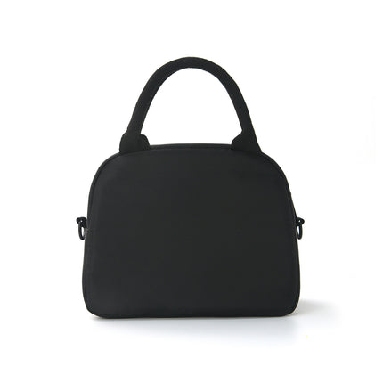 Amazon embroidery lunch bag cross-border letter portable handbag travel leisure insulation bag large capacity storage bag