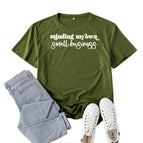 Army green (white font) / S