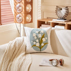 45*45cm [single pillowcase] / Blue lily of the valley flower