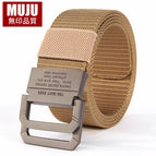 Double ring buckle khaki / 110cm