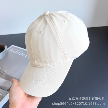 2025 New Korean Style Sweet Little Flower Baseball Cap for Women with Wide Brim and Face-Showing Duck Cap with Little Expert Hat